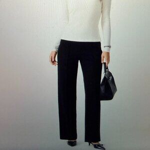 NWT Ponte-De-RomaSlimming Ponte High Rise Pull-on Flared Pants Size L Retail $79
